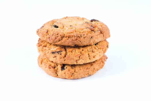 Cookies Isolated And On White The Background