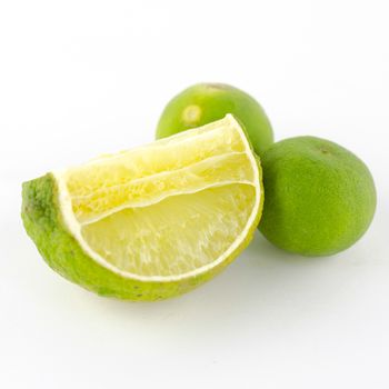 lime isolated on white background