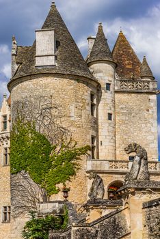 Chateau des milandes who belong to josephine baker in dordogne perigord France