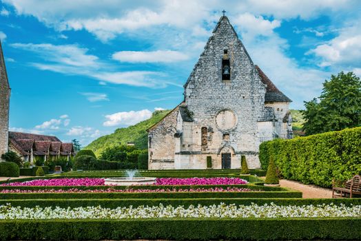 Chateau des milandes who belong to josephine baker in dordogne perigord France