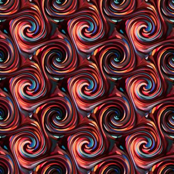 Twirls abstract. Seamless colorful abstract background pattern 