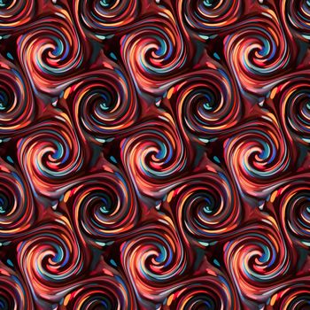 Twirls abstract. Seamless colorful abstract background pattern 