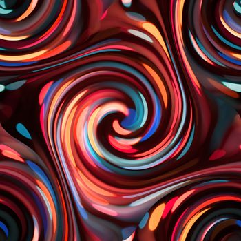 Twirls abstract. Seamless colorful abstract background pattern 