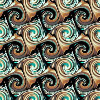 Twirls abstract. Seamless colorful abstract background pattern 