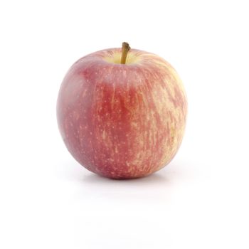 single apple isolated on white background