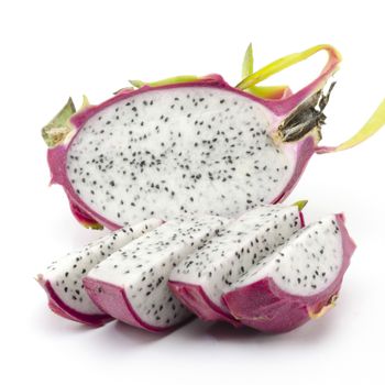 dragon fruit isolated on white background