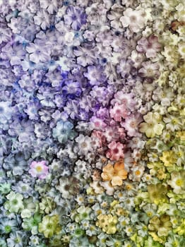 Abstract flowers background with vintage look