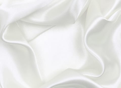 Smooth elegant white silk can use as wedding background 
