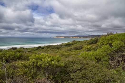 Vistoria coastline from the Great Ocean Road