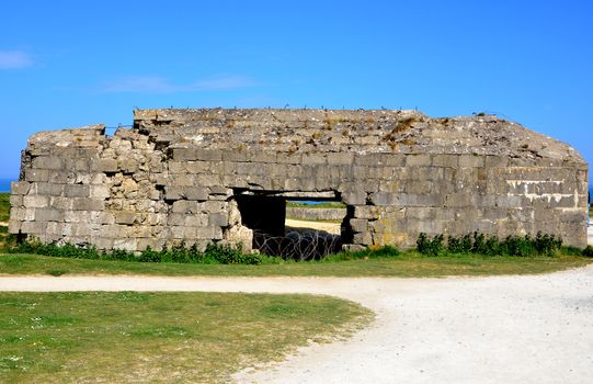 Bunker German, Omaha Beach, Normandy, France