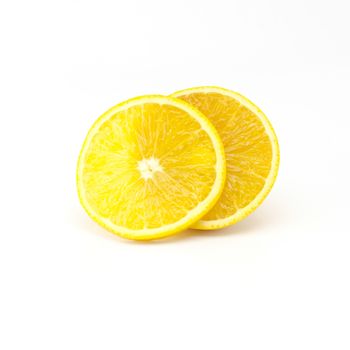 orange fruit isolated on white background