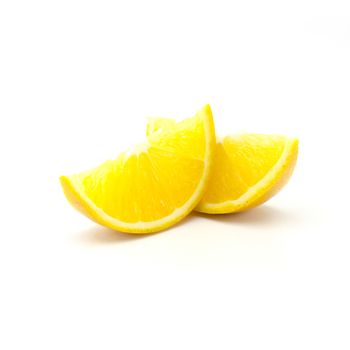 orange fruit isolated on white background