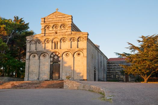 Former cathedral of San Pietro di Sorres in Sardinia
