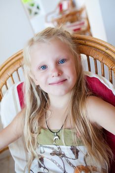 portrait of a girl with long hair