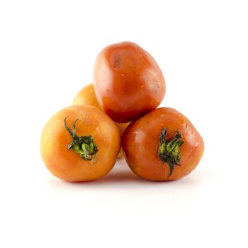 food vegetable ugly tomato isolated on white background
