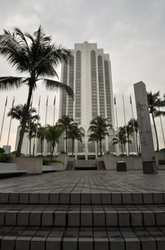 white building in Malaysia, Kuala Lumpur 2011