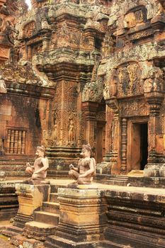 Banteay Srey temple, Angkor area, Siem Reap, Cambodia