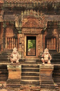 Banteay Srey temple, Angkor area, Siem Reap, Cambodia