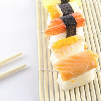 asia traditional japanese food call fresh sushi