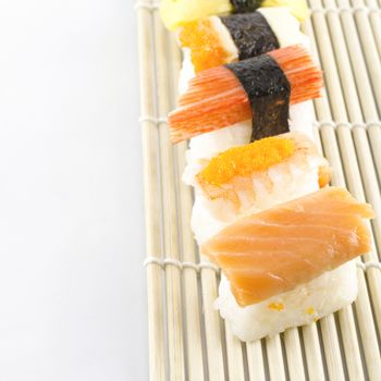 asia traditional japanese food call fresh sushi