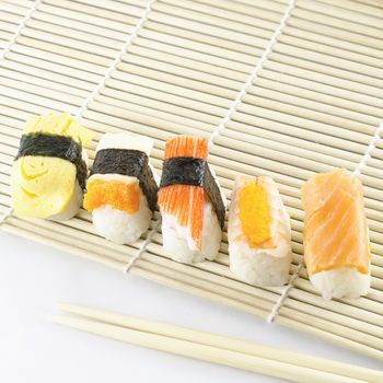 asia traditional japanese food call fresh sushi