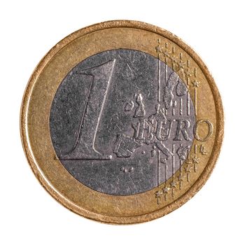 Detailed shoot of one euro