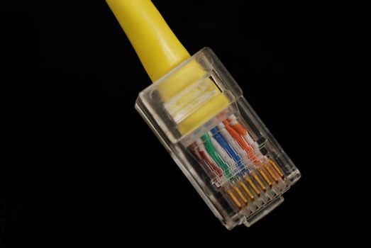 pictures of ethernet connector used for connection to internet