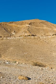 Hill of the Negev Desert in Israel