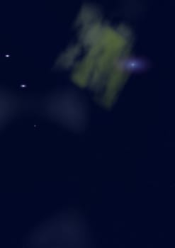 Star field in space, a nebulae and a gas congestion. "Elements of this image furnished by NASA".