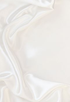 Smooth elegant white silk can use as wedding background 