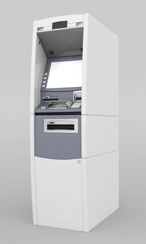 image of the new ATM on gray background