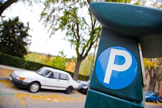 Parking ticket dispenser 