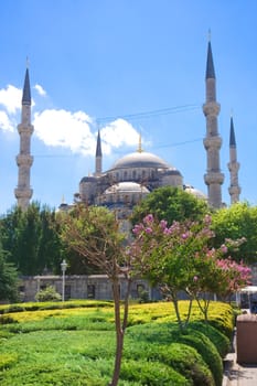 Sultan Ahmed Blue Mosque in Istanbul, Turkey