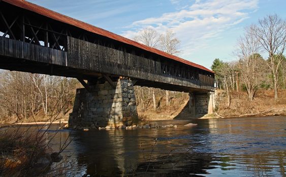 Covered bridge in New Hampshire