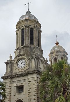 Ruin of the cathedral of St. Johns, Antigua and Barbuda, Caribbean