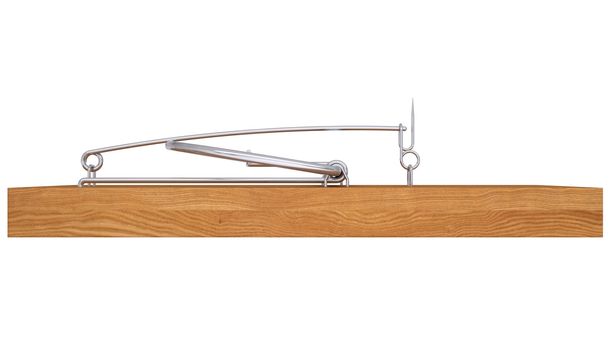 Mousetrap. Isolated render on a white background