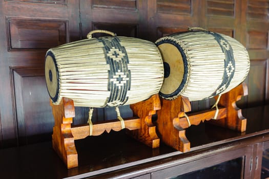 Thai ancient concert drums -  musical instrument.