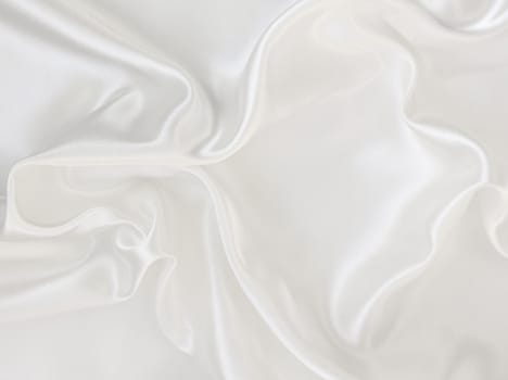 Smooth elegant white silk as wedding background