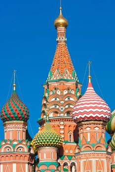 Saint Basil Cathedral at Red Square, Moscow Kremlin, Russia.