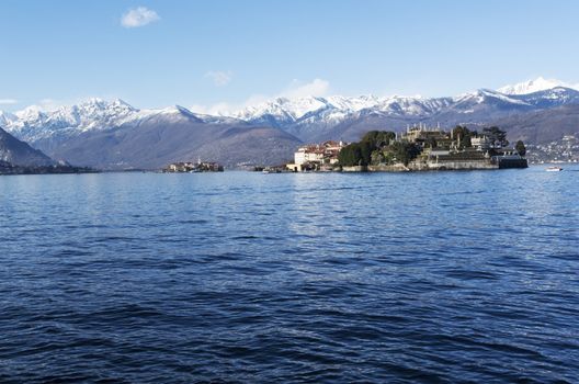 Isola Bella, panoramic view from Stresa, Piedmont - Italy