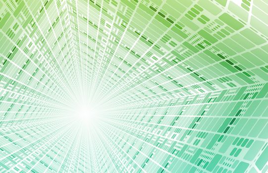 Data Stream of Internet Digital Information Moving