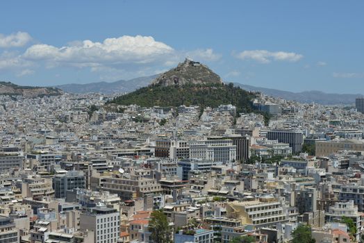  A landscape of Athens. Photo taken from the top of Acropolis.