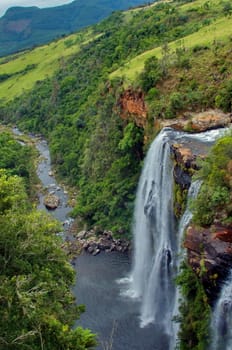 Lisbon waterfall. Blyde river, Mpumalanga, Drakensberg, South Africa