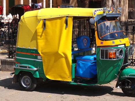 rickshaw taxi in New delhi ,India      