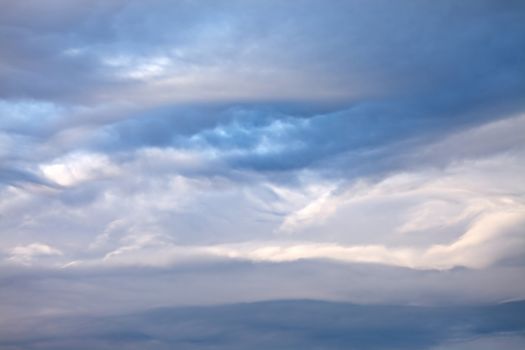 Blue sky with white clouds