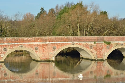 red brick bridge