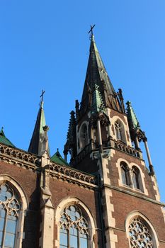 architectural ensemble of temple of st. Olga and Elisabeth in Lvov city