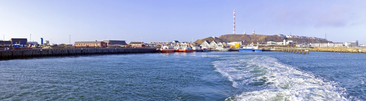 Panorama from Helgoland Germany