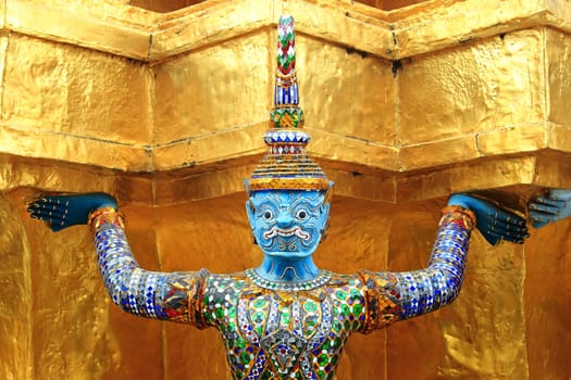 Giant Buddha Statue in Grand Palace, Bangkok