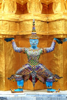 Giant Buddha Statue in Grand Palace, Bangkok